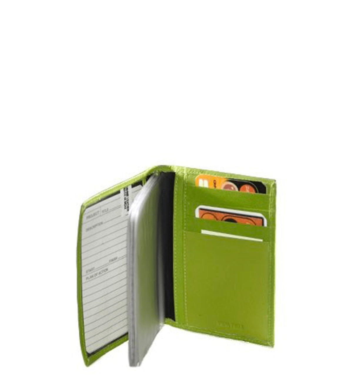PORTA CARTE 204BRI VERDE BRIGHT - immagine 2