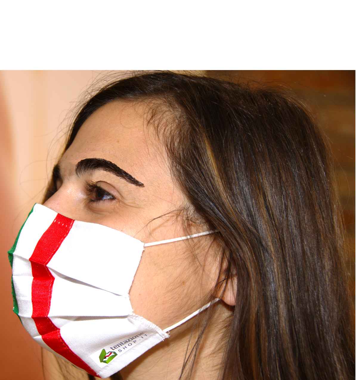 MASCHERINA TESSUTO LAVABILE ITALIA - immagine 5