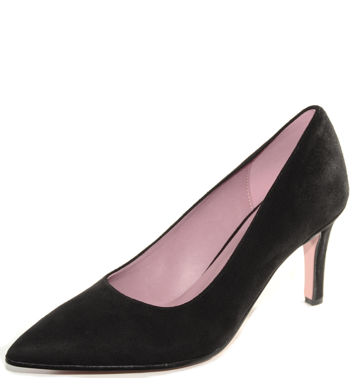 DECOLLETE CAMOSCIO NERO 4201