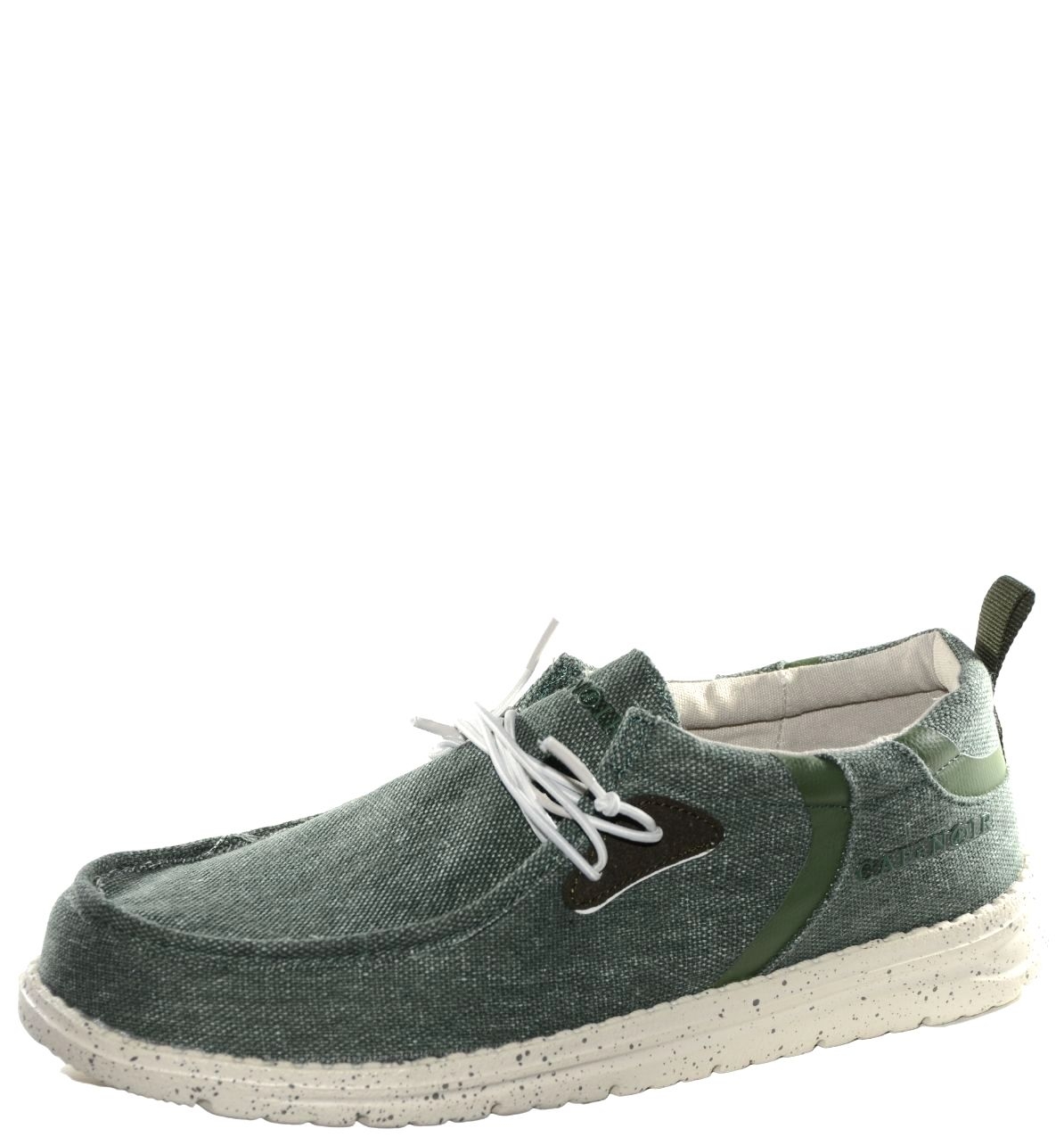 SCARPA CASUAL ALLACCIATA VERDE TM9500