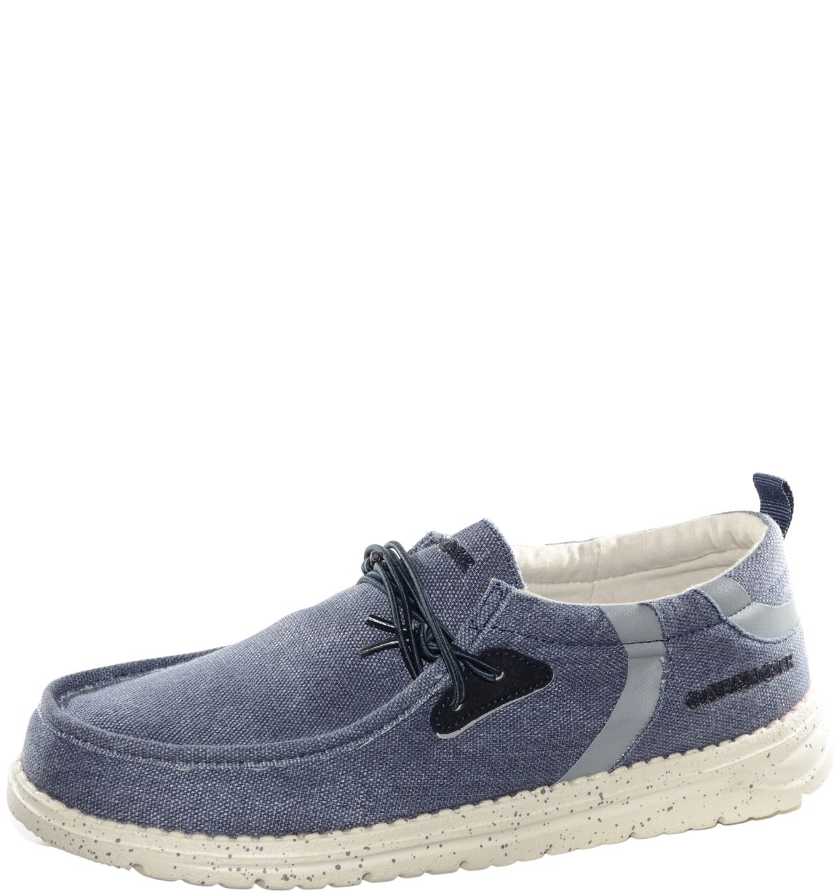 SCARPA CASUAL ALLACCIATA BLU TM9500
