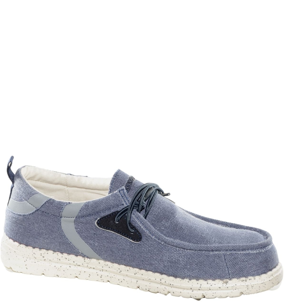 SCARPA CASUAL ALLACCIATA BLU TM9500 - immagine 2