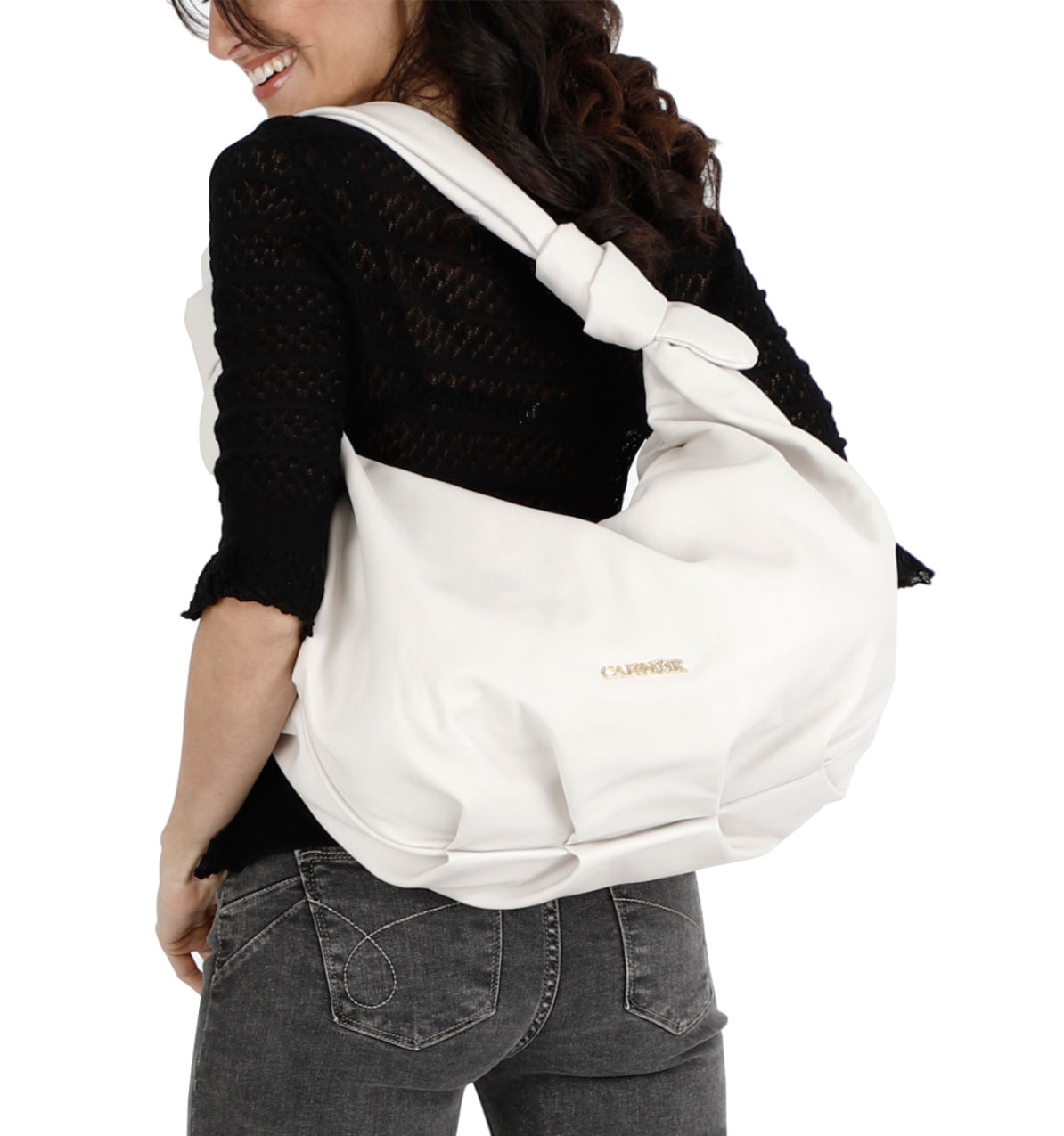 BORSA SHOPPING GRIGIA FZ0003 - immagine 3