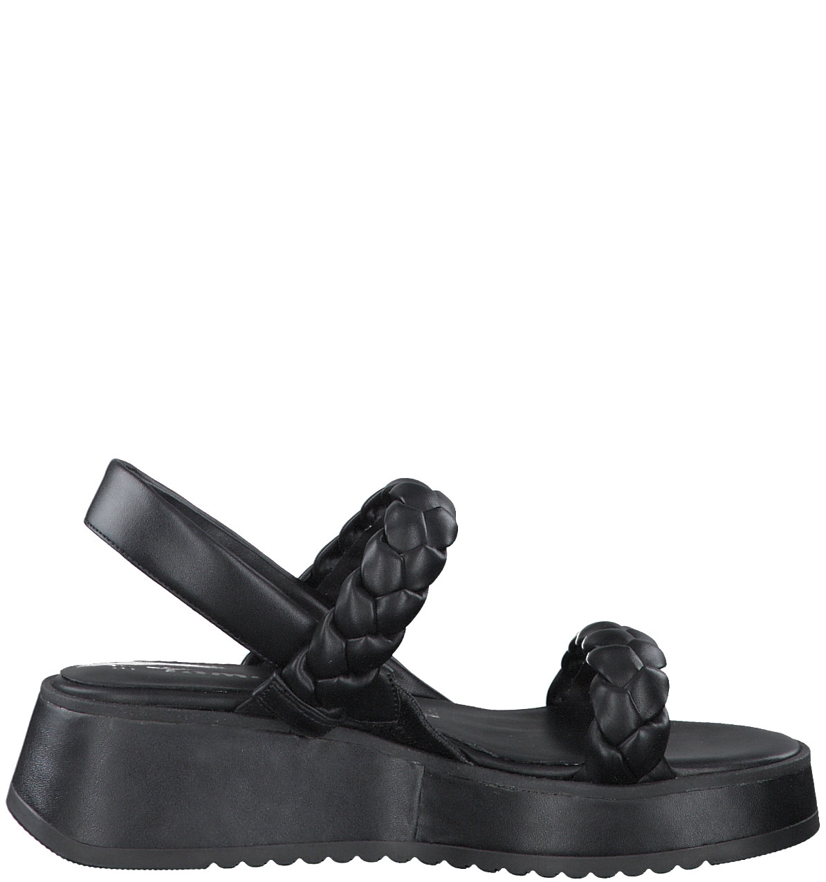 SANDALO PLATFORM CINTURINO NERO 28034 - immagine 2
