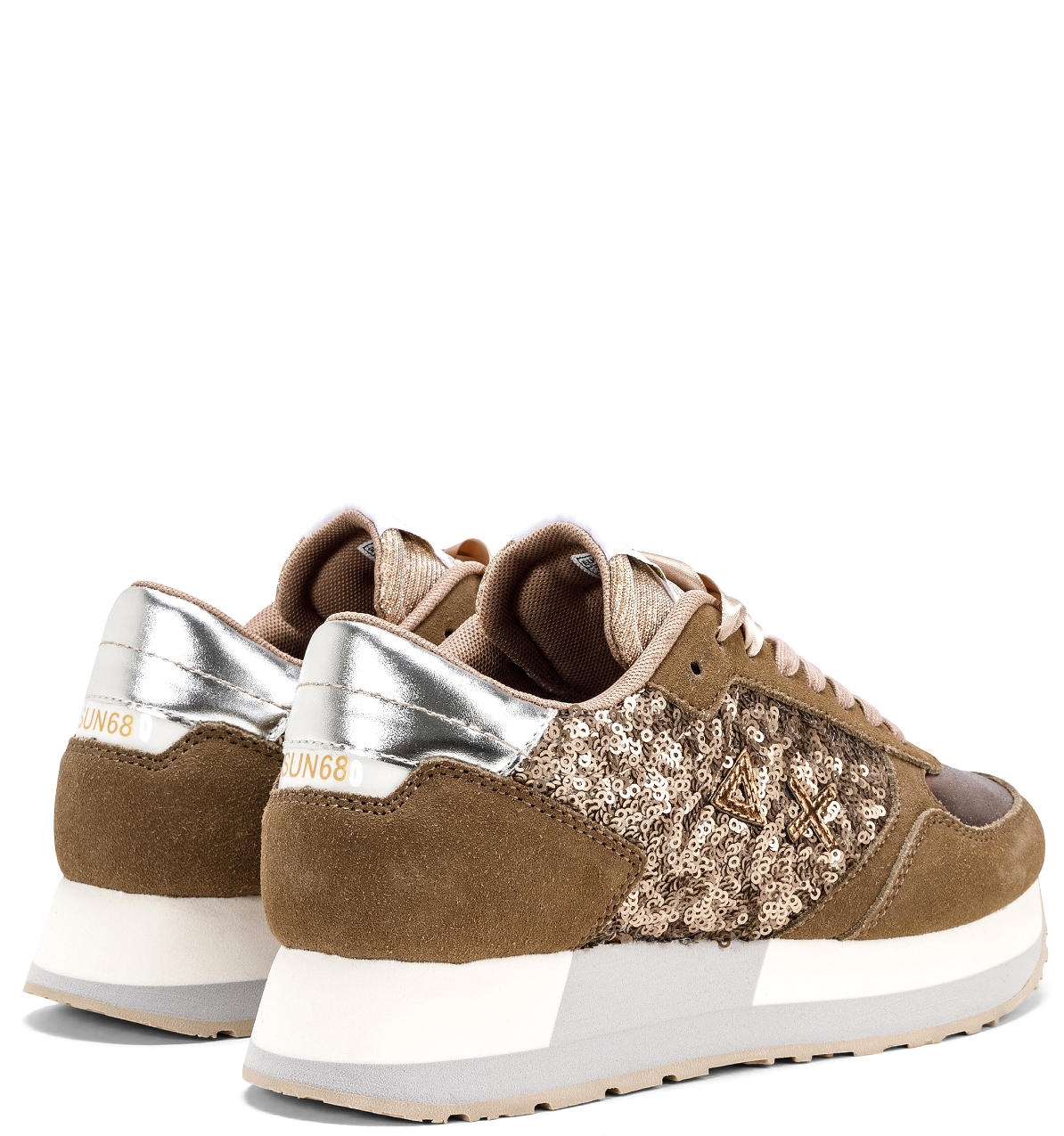 SNEAKER DONNA Z41222 KATE PAILLETTES BEIGE - immagine 3