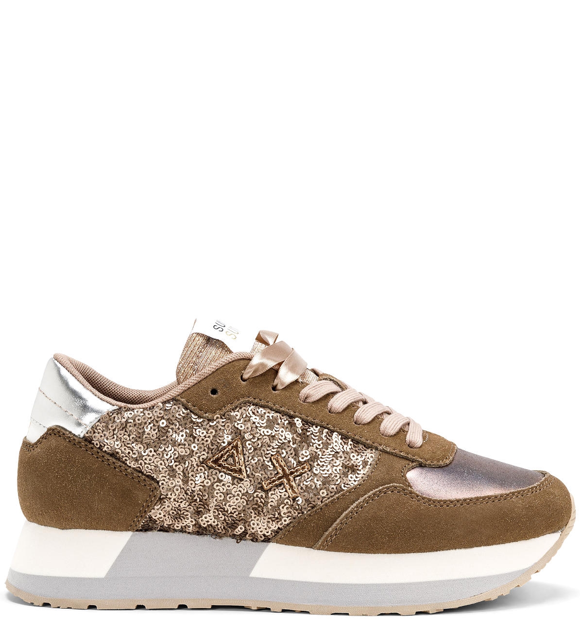 SNEAKER DONNA Z41222 KATE PAILLETTES BEIGE