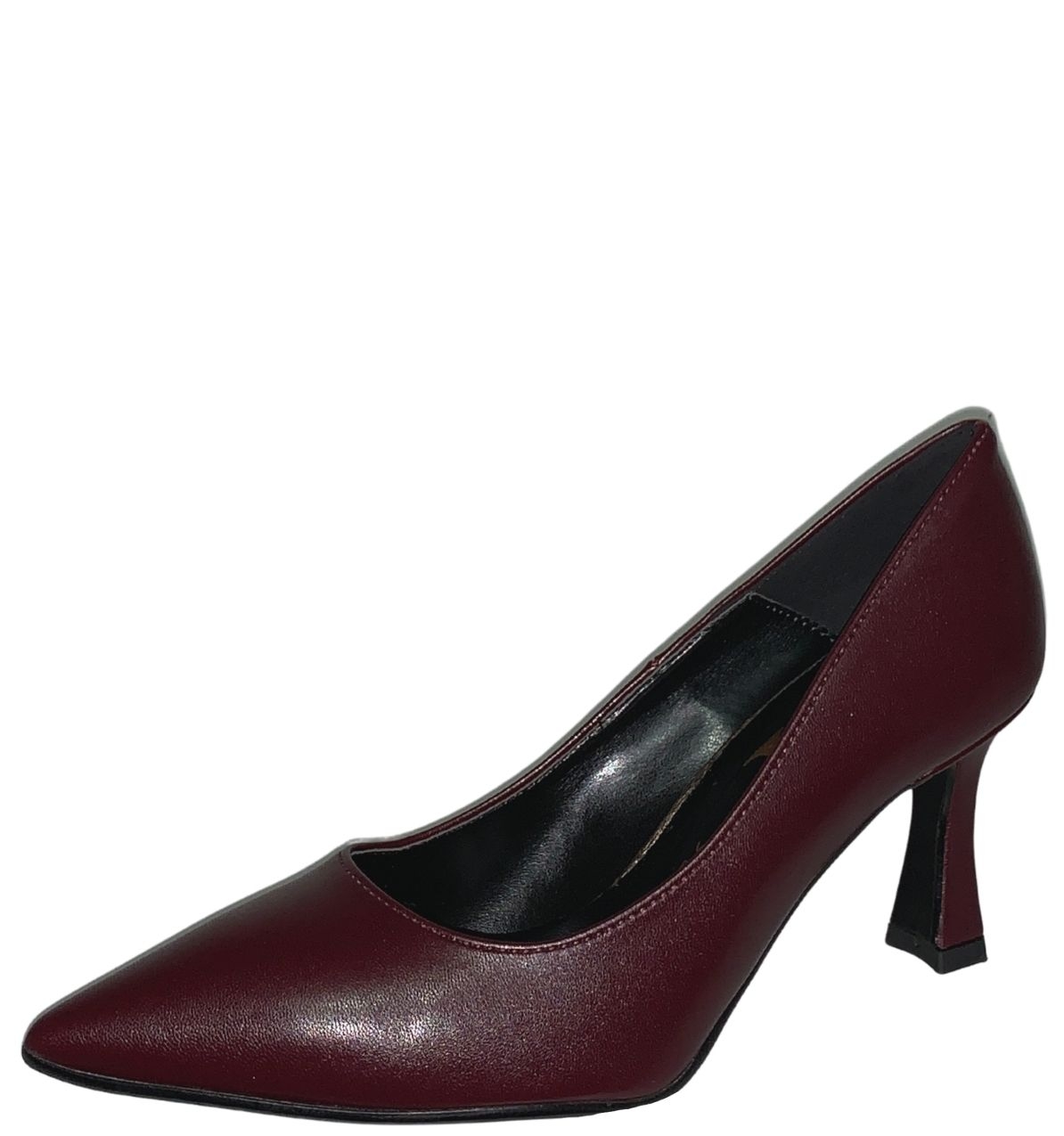 DECOLLETE PELLE BORDEAUX 3350
