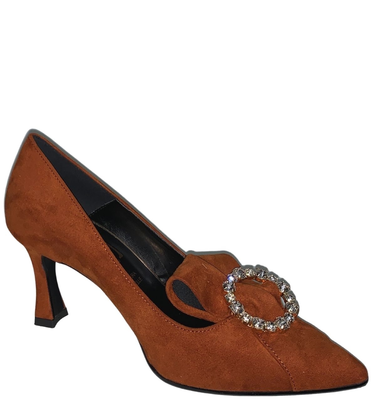 DECOLLETE CAMOSCIO MARRONE 3352 - immagine 2