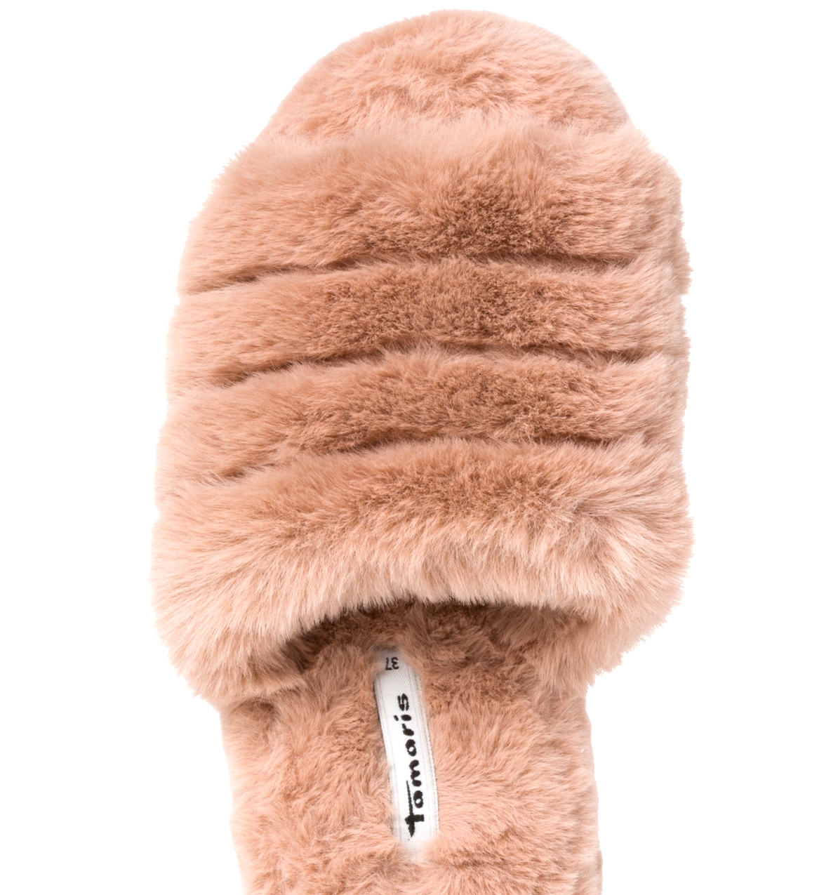 CIABATTA DONNA ECO PELLICCIA ROSA 27200 - immagine 2