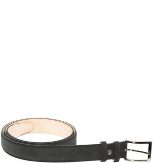 CINTURA UOMO CAMOSCIO NERO CP562458