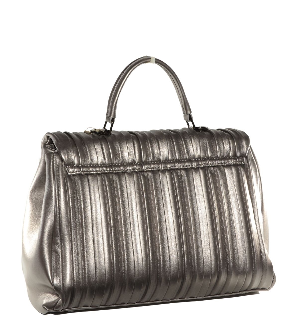 BORSA GRIGIA LAMINATO 1809-1 - immagine 2