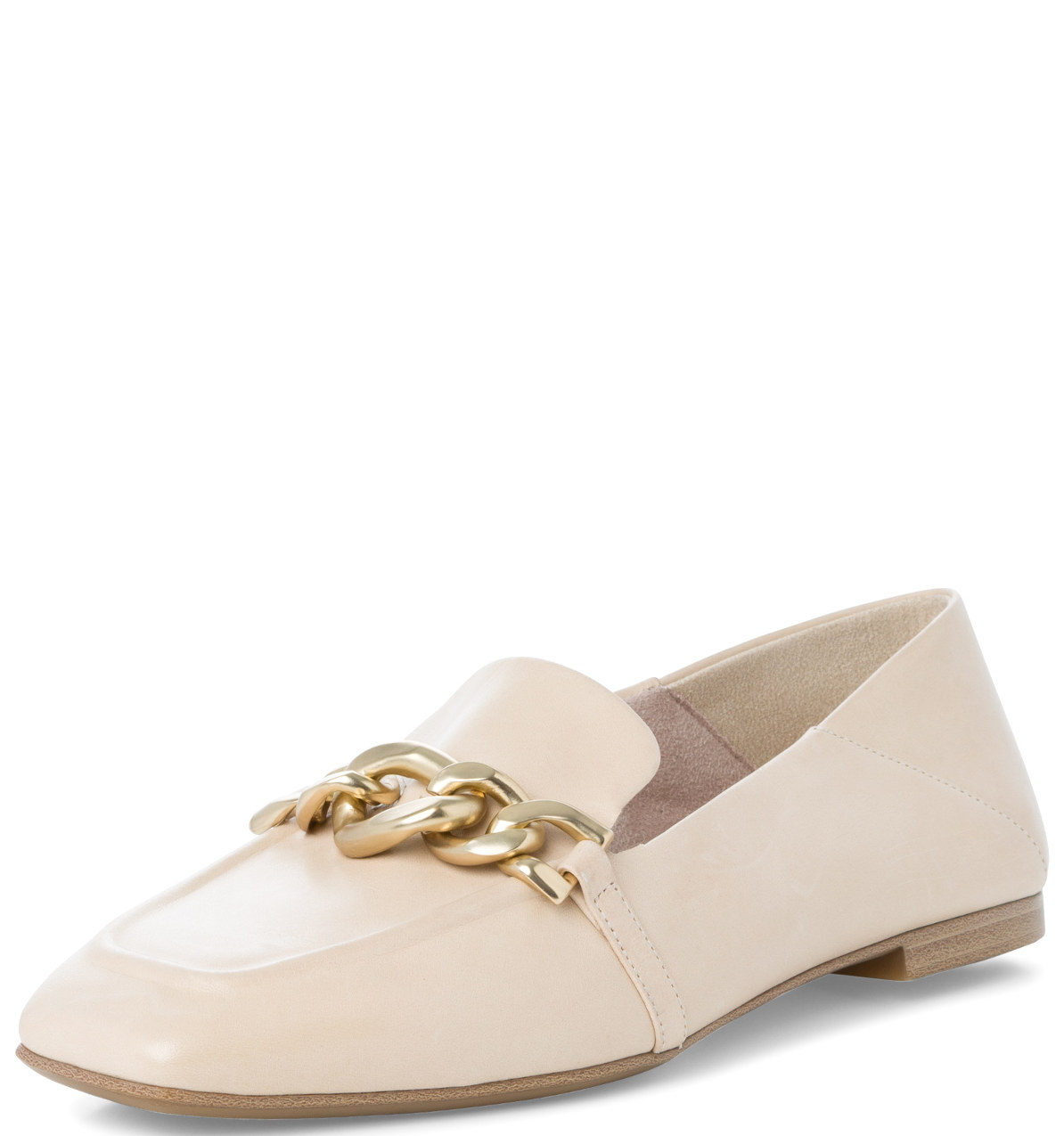 Scarpa Mocassino Pelle Beige 24204