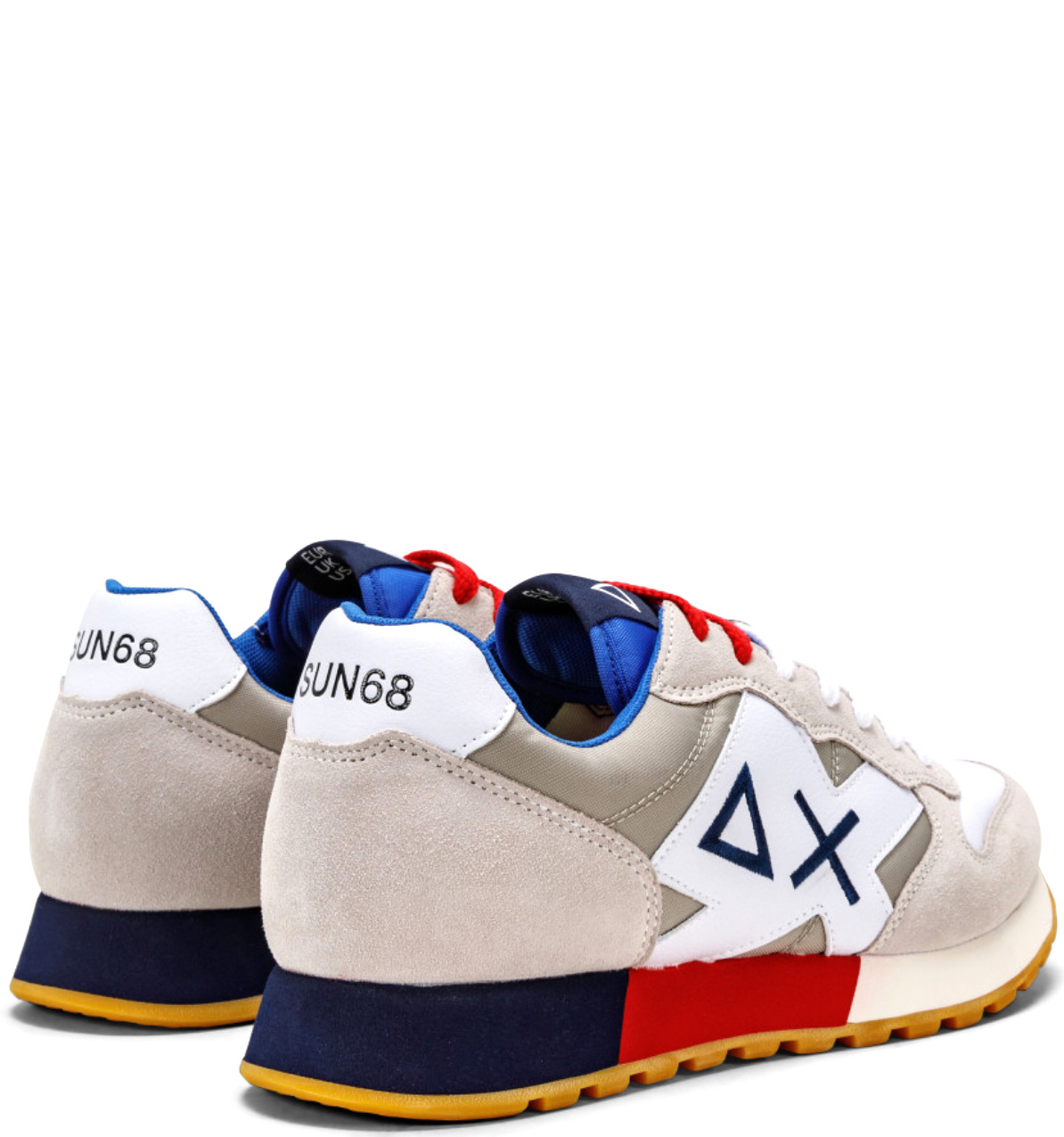 Sneaker Jaki Tricolors Z32111 Bianco Grigio - immagine 2