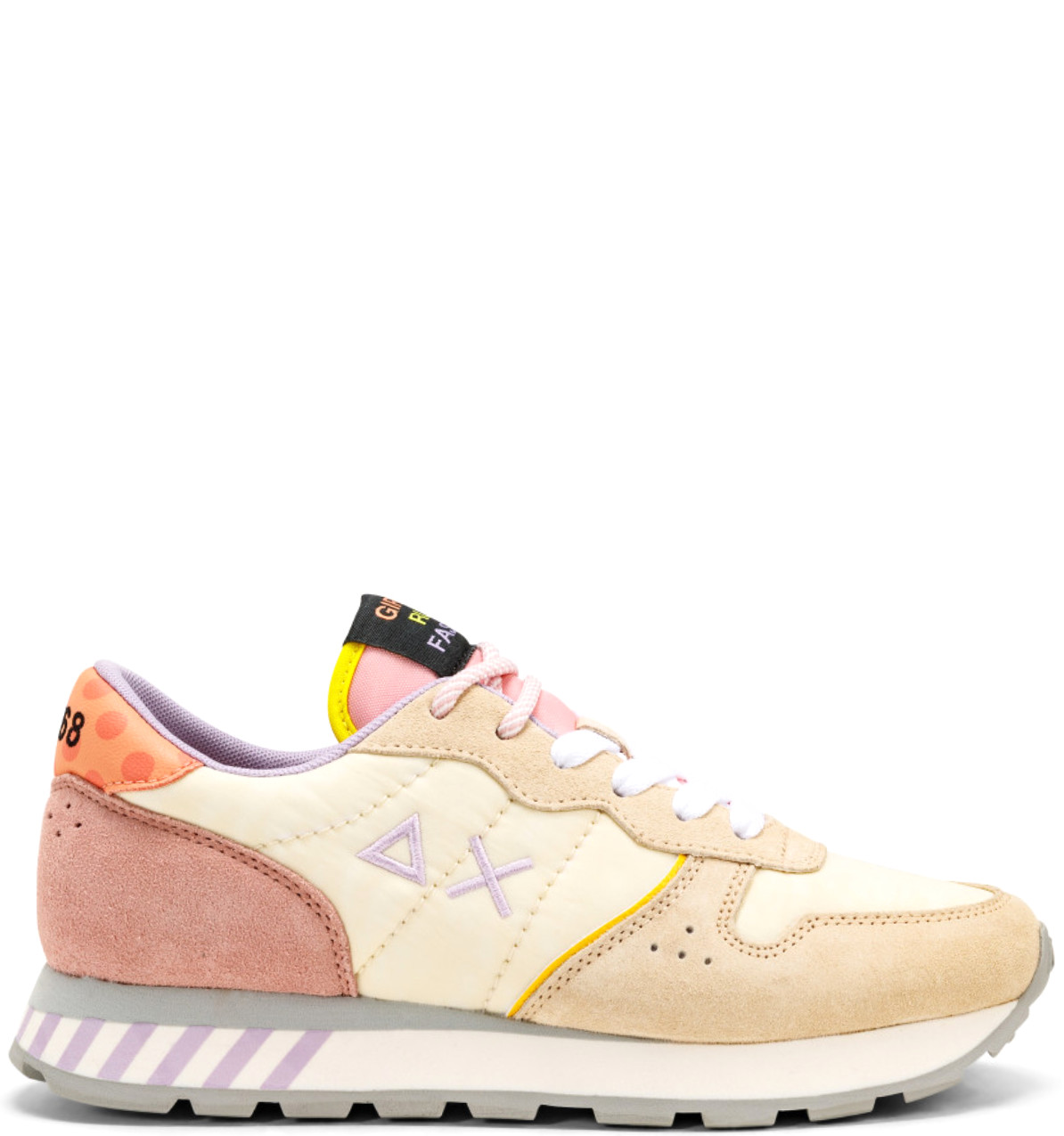 Sneaker Ally Candy Cane Z32205 Bianco Panna