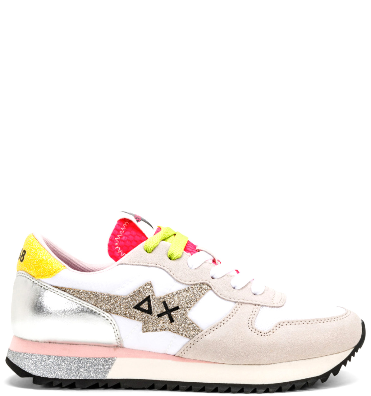 Sneaker Stargirl Glitter Logo Z32211 Bianco