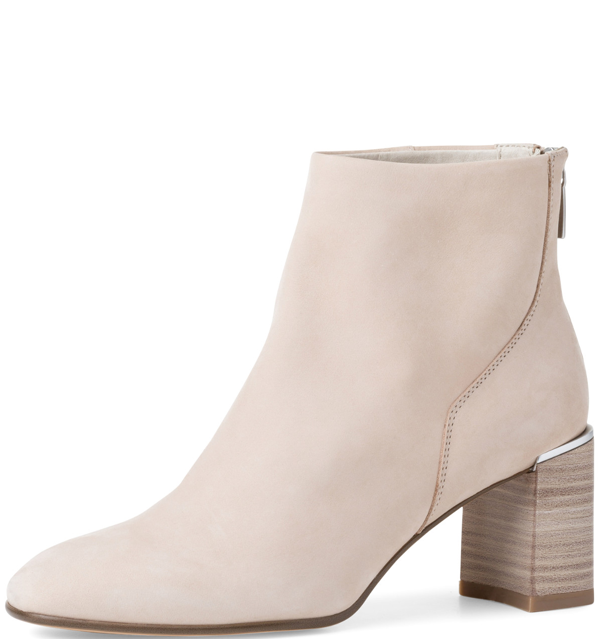 Stivaletto Tacco Alto Beige 25300