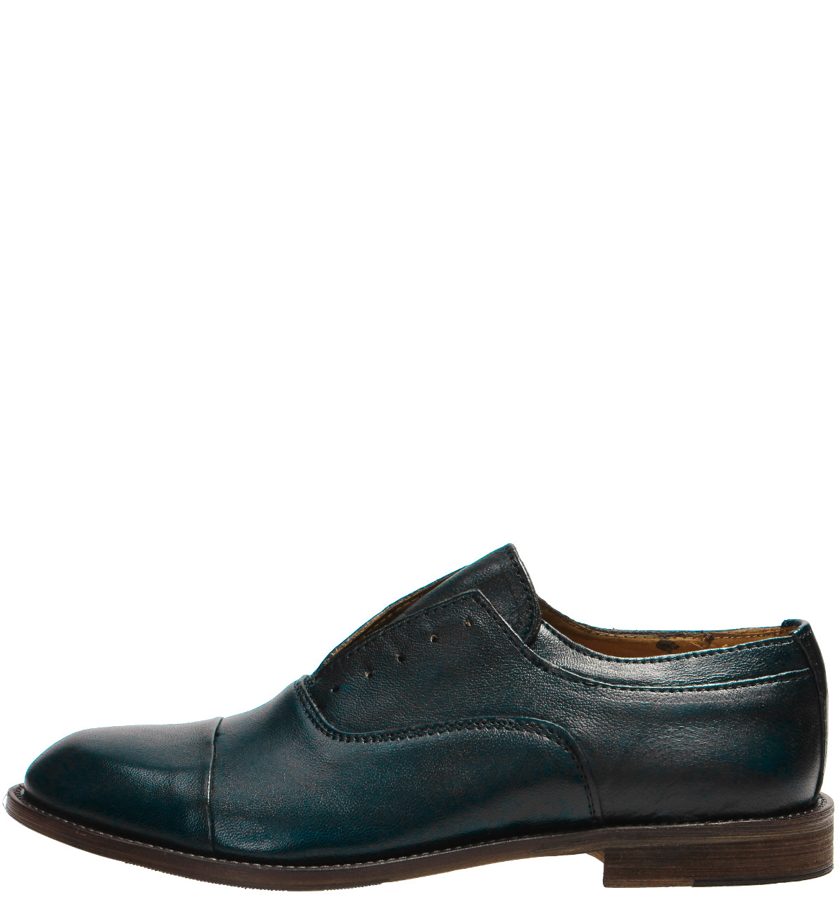 Scarpa Elegante Pelle Blu RE1420