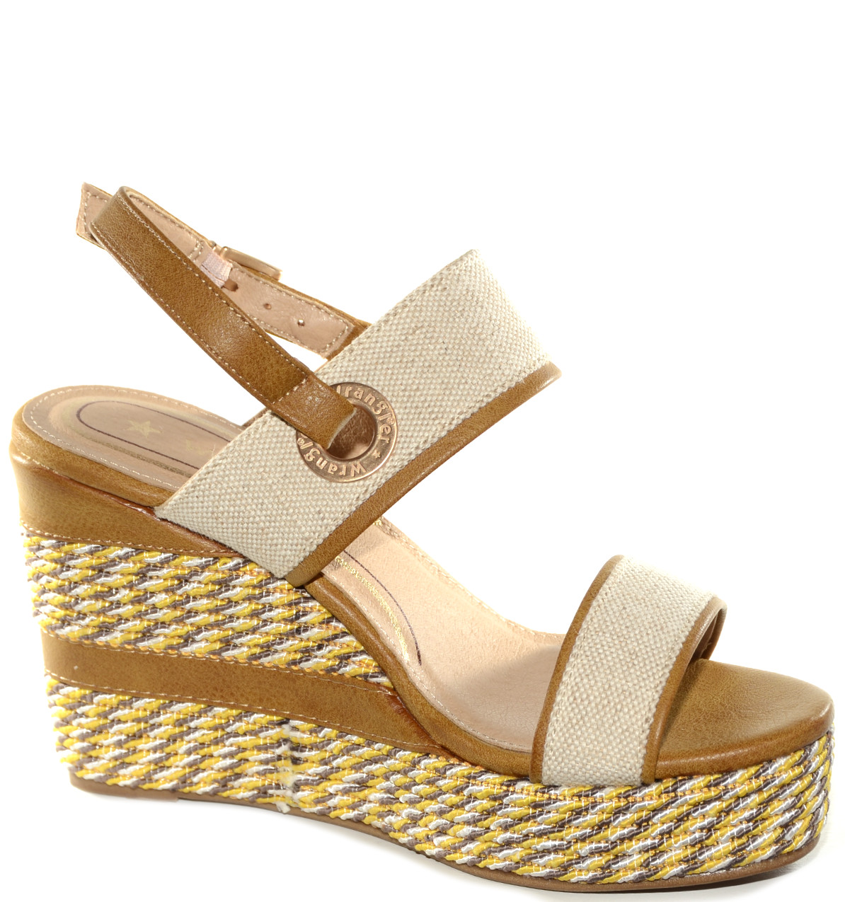 Sandalo Zeppa WL21730A Giallo - immagine 2