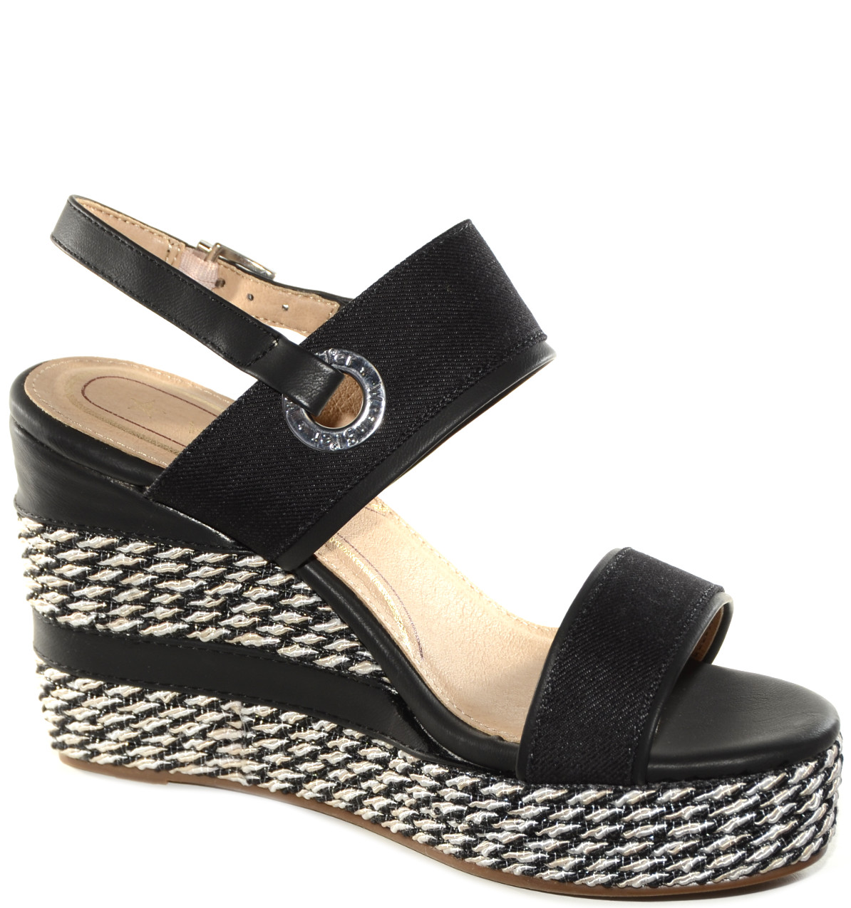 Sandalo Zeppa WL21730A Nero - immagine 2