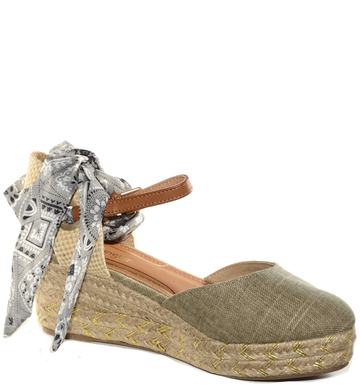 Sandalo Zeppa WL21601A Beige - immagine 2