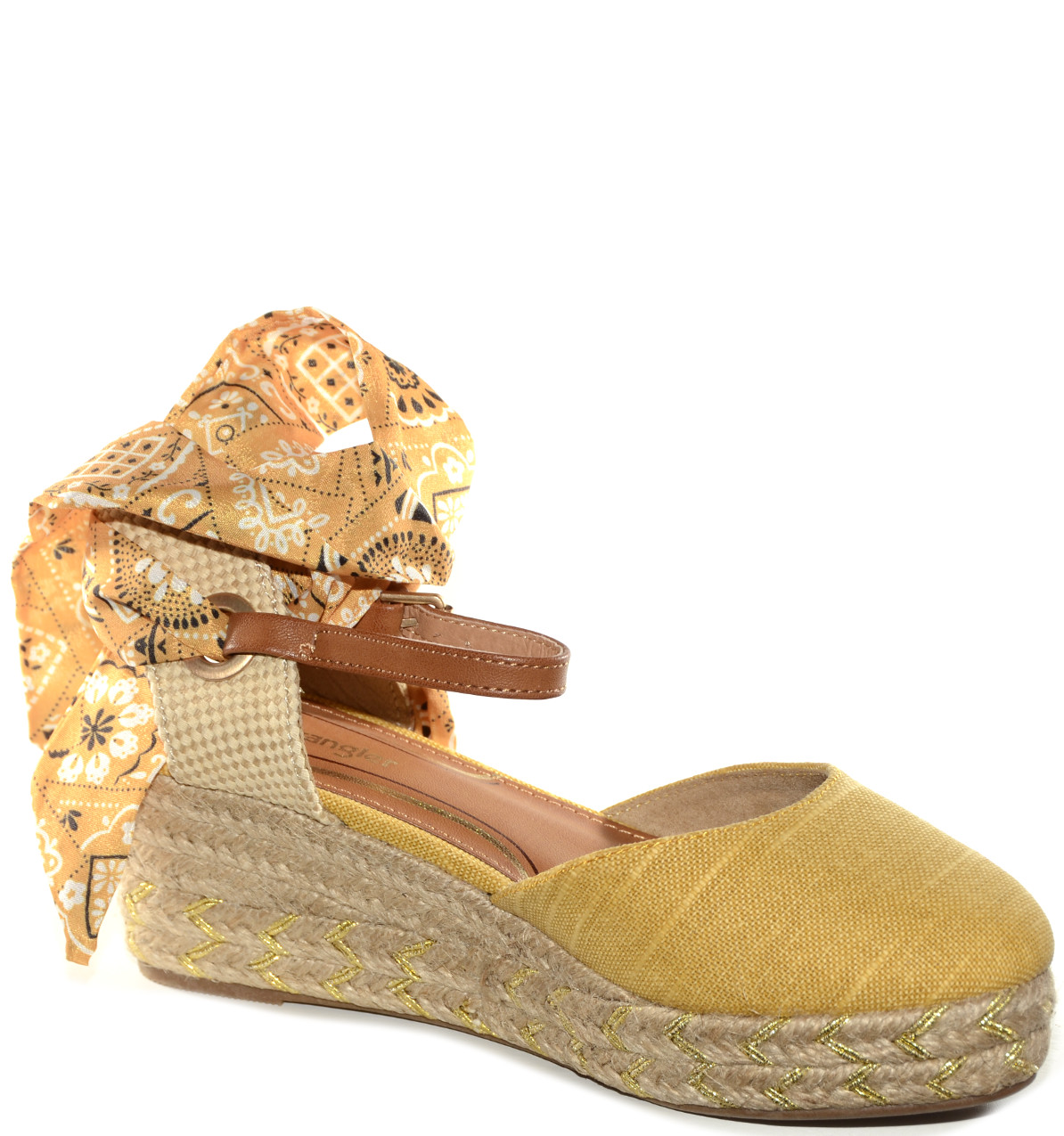 Sandalo Zeppa WL21601A Giallo - immagine 2
