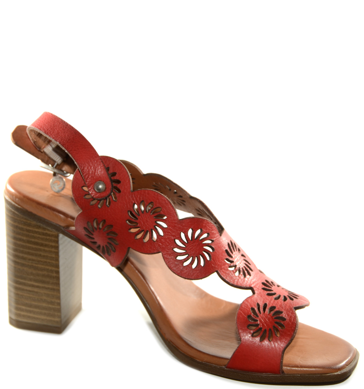 Sandalo Tacco Alto Rosso GS329 - immagine 2