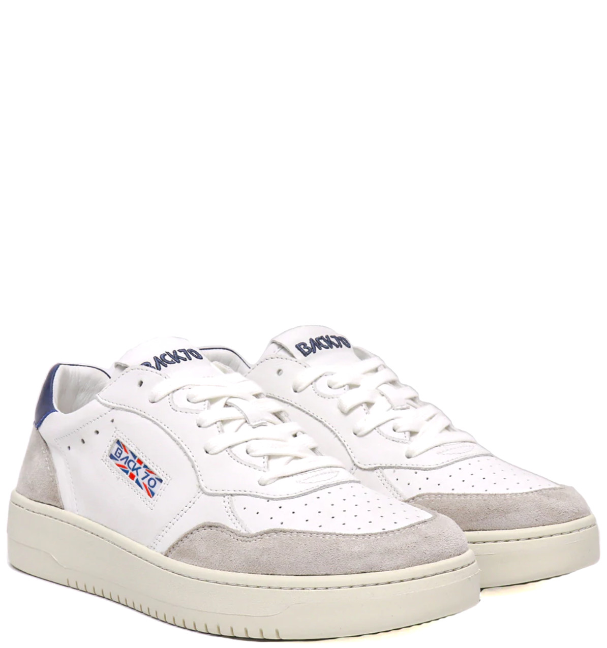 Back70 Sneaker Uomo Slam 3F Milk Beige Blue - immagine 2