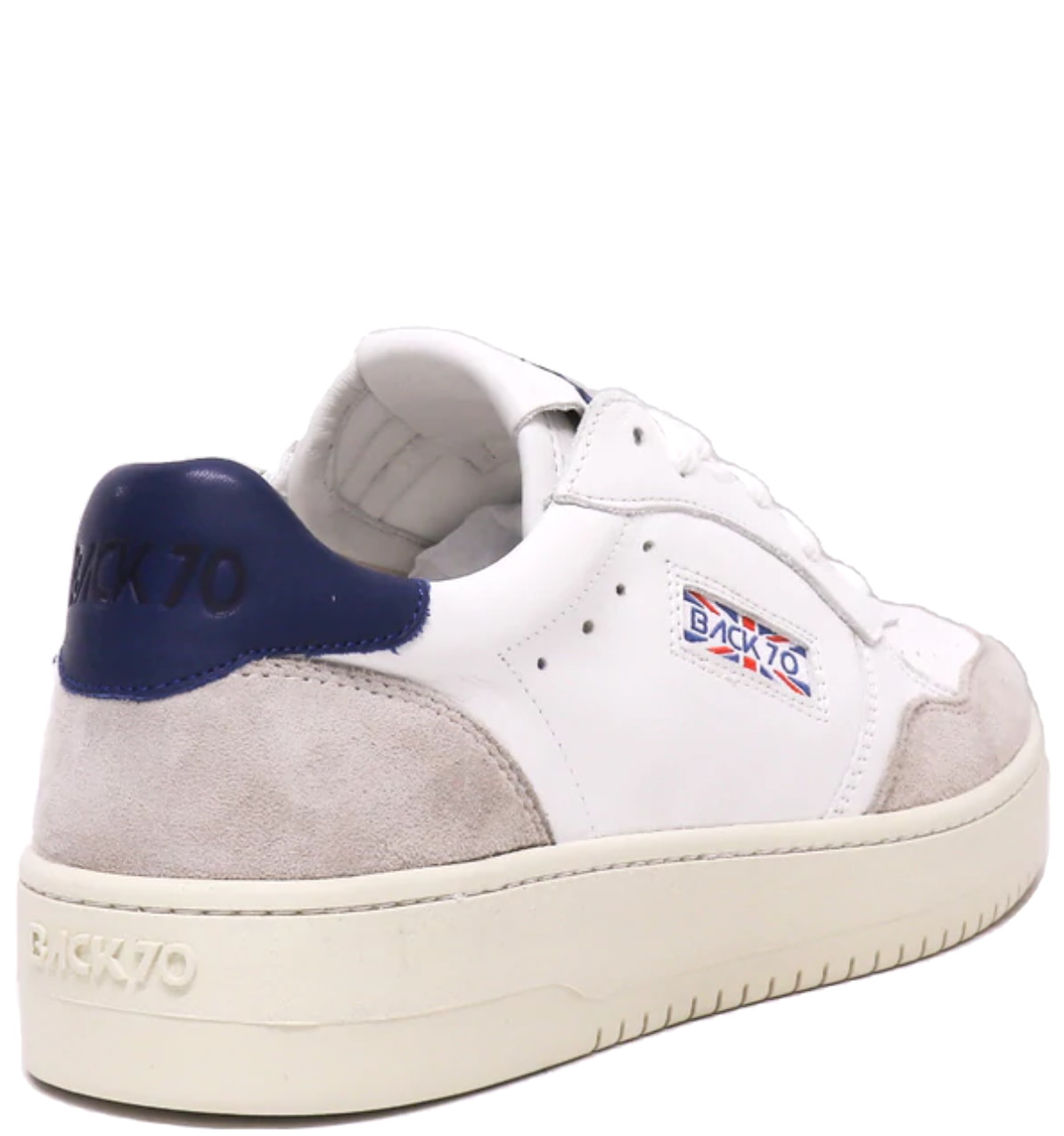 Back70 Sneaker Uomo Slam 3F Milk Beige Blue - immagine 3
