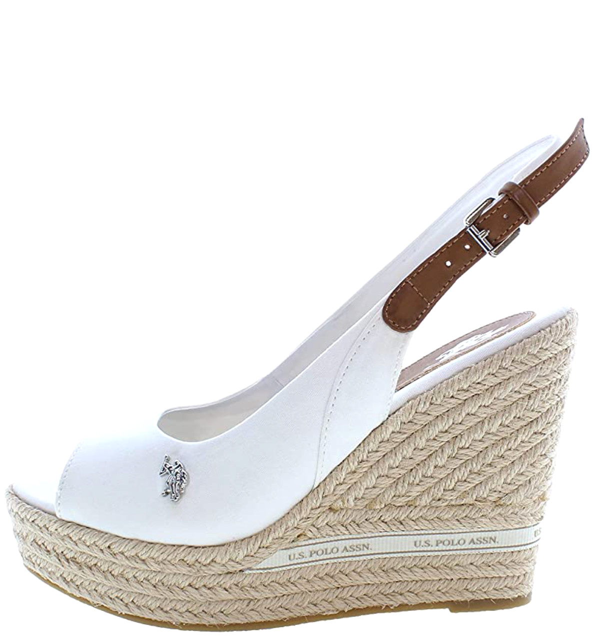 Sandalo Zeppa Alta Corda Aylin005A Bianco