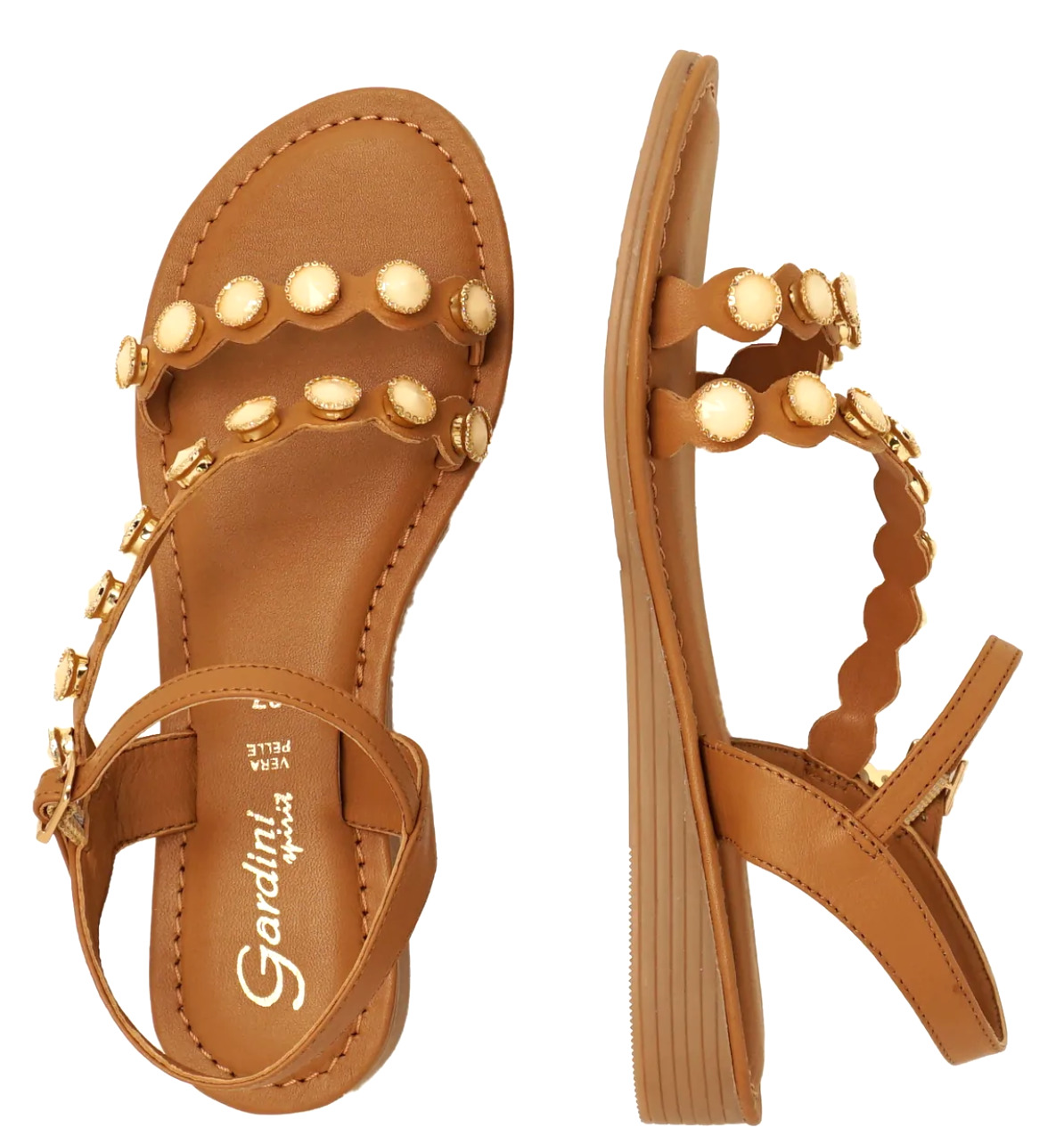 Sandalo marrone GS301 Gardini - immagine 3