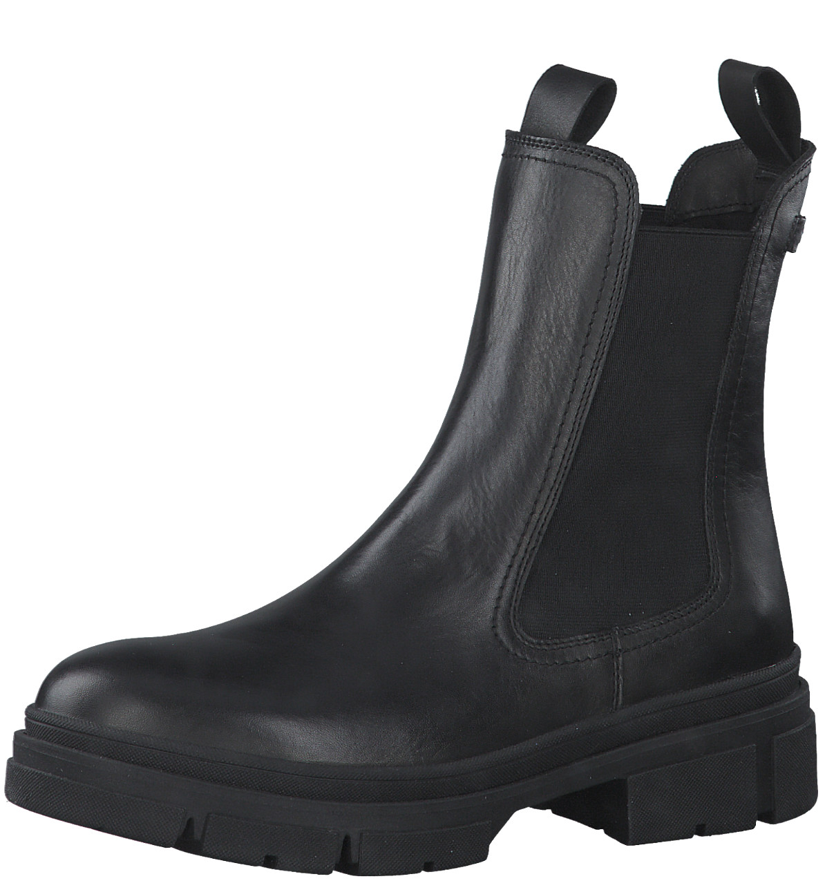 Stivaletto Tacco Medio Nero 25901