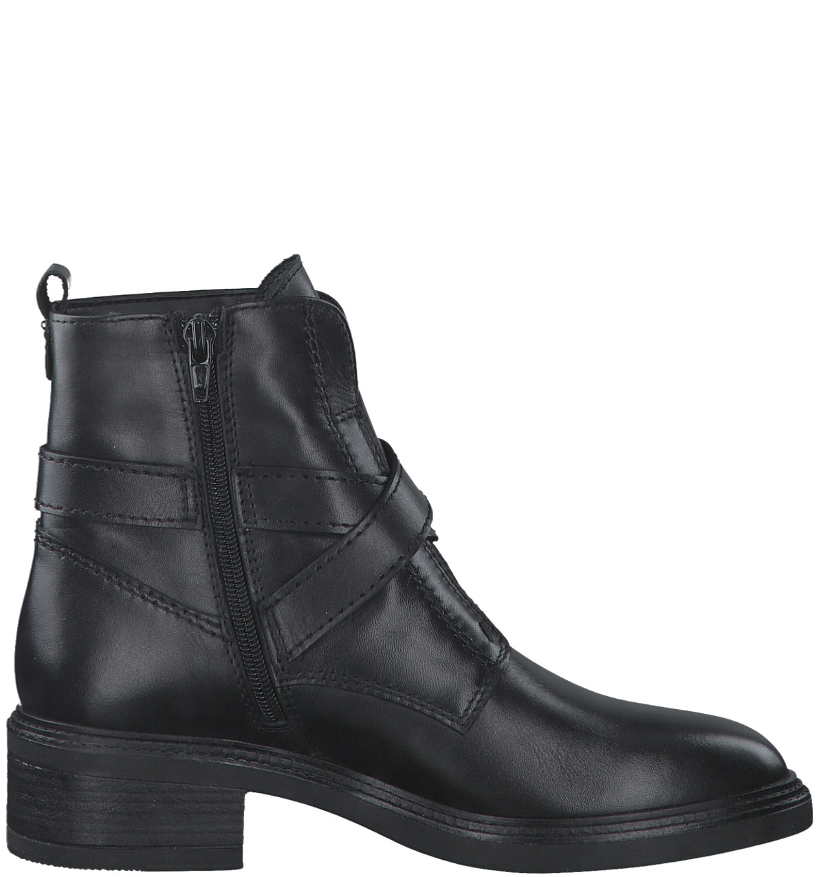 Stivaletto Tacco Medio Nero 25469 - immagine 2