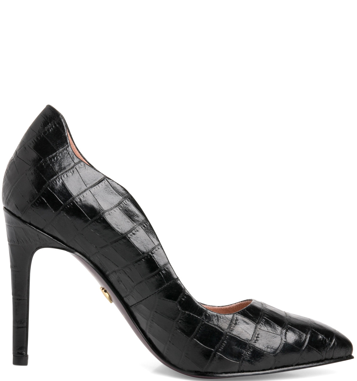 Scarpa Tacco Alto Stiletto Nera 22400