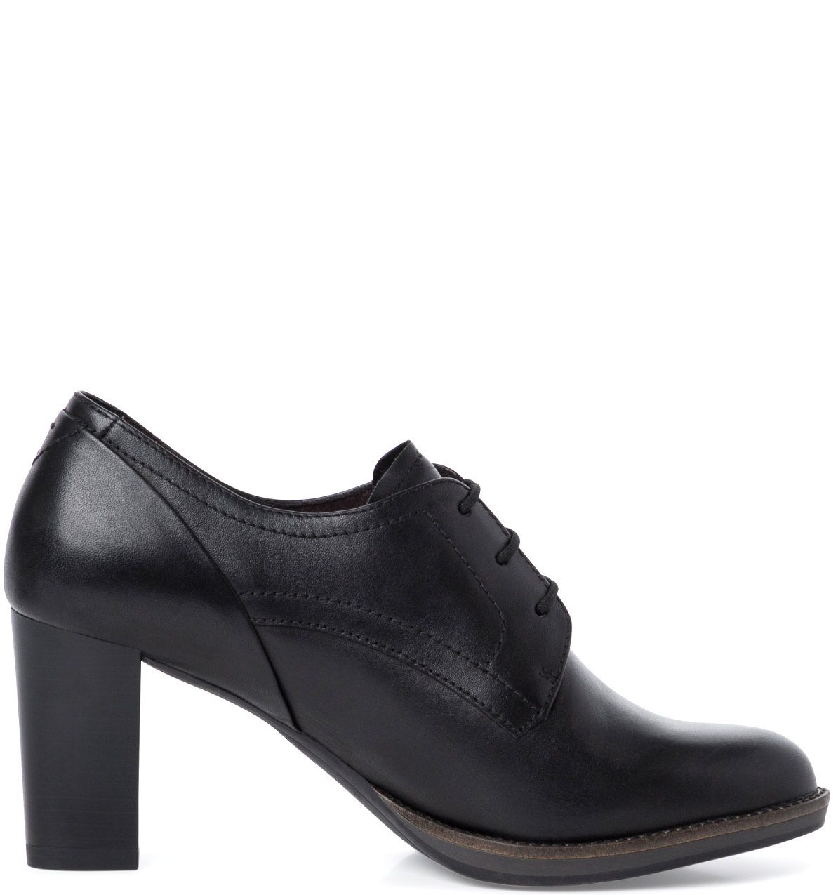 Scarpa Francesina Tacco Alto Nera 23300 - immagine 2