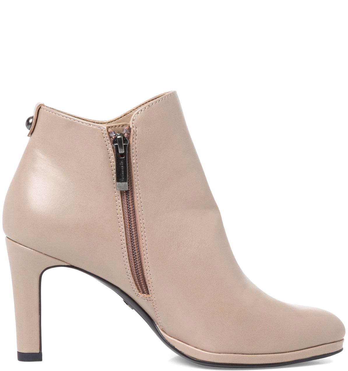 Stivaletto Tacco Alto Beige 25306 - immagine 2