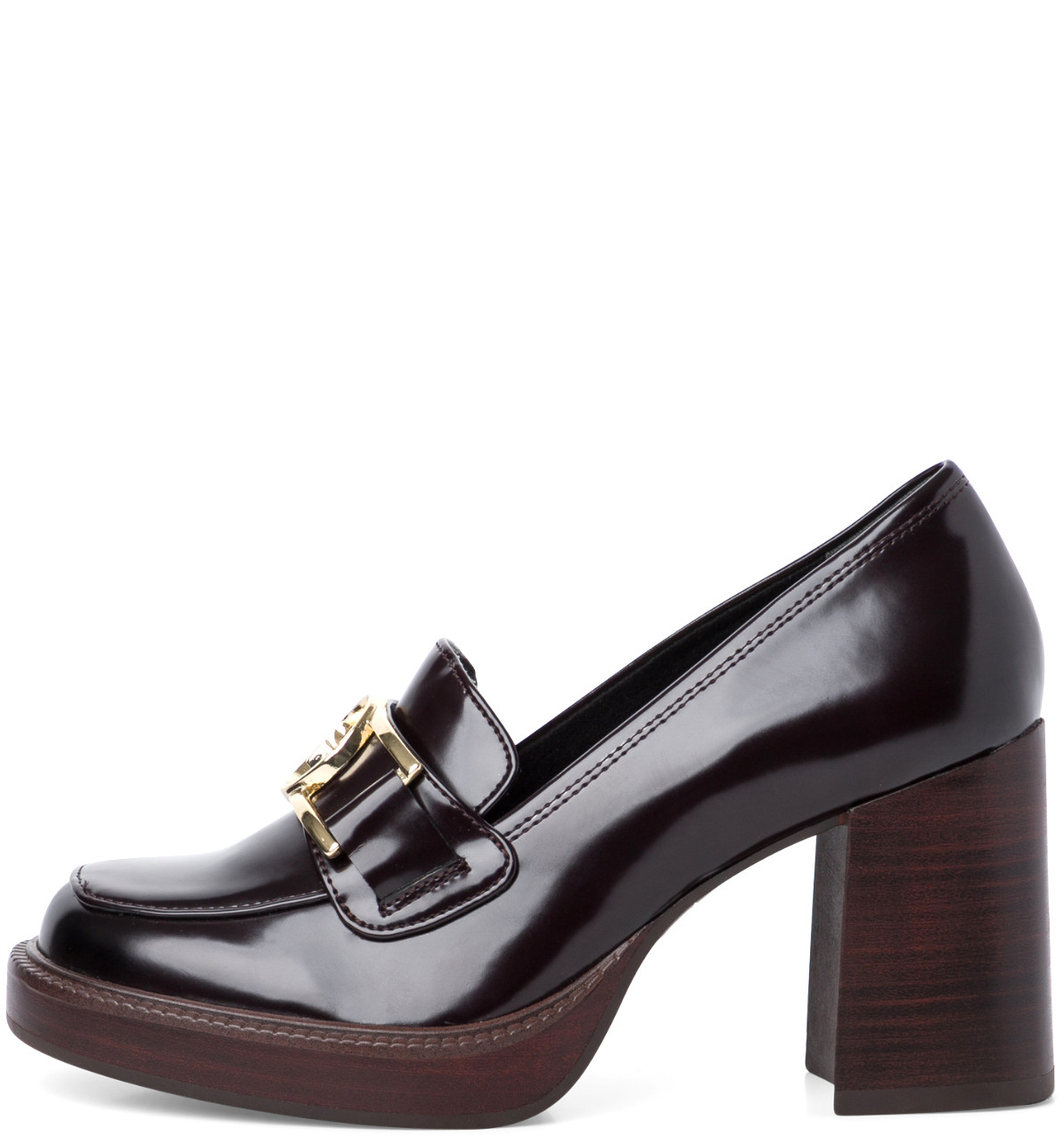 Scarpa Tacco Platform Marrone 24407