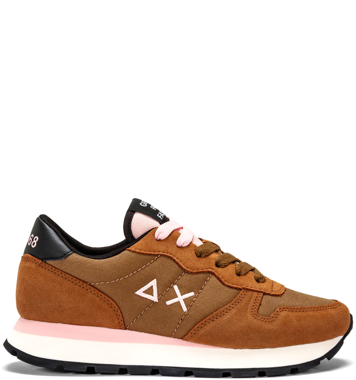 Sneaker Ally Nylon Solid Marrone Z42201