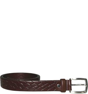 Cintura Uomo Marrone Intrecciata CTEC35 Coveri
