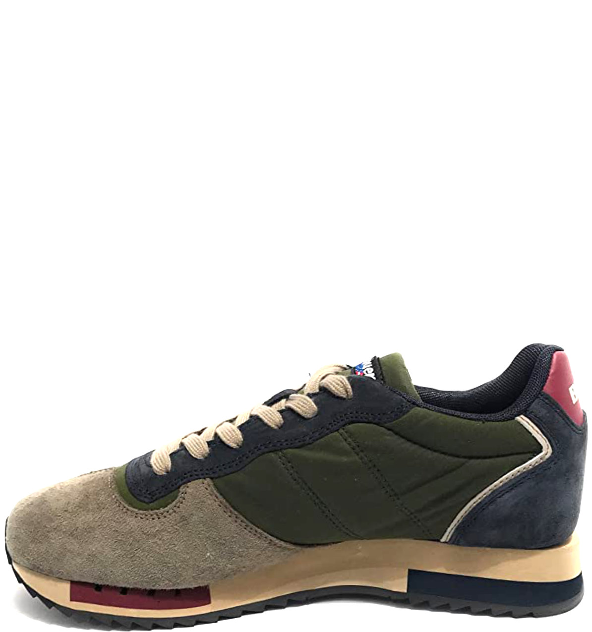 Sneaker Verde Militare Blu Blauer Queens01 - immagine 2