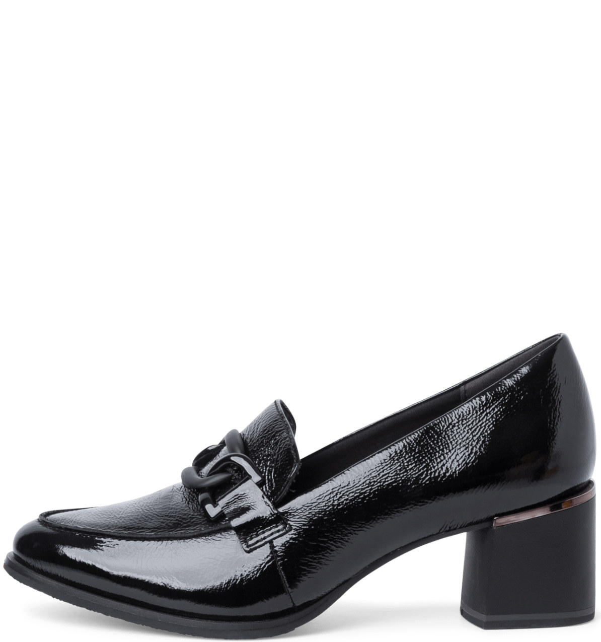 Scarpa Tacco Medio Nera 24408 - immagine 2
