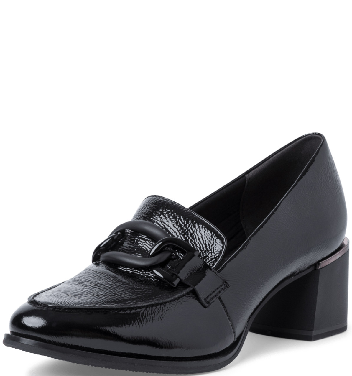 Scarpa Tacco Medio Nera 24408