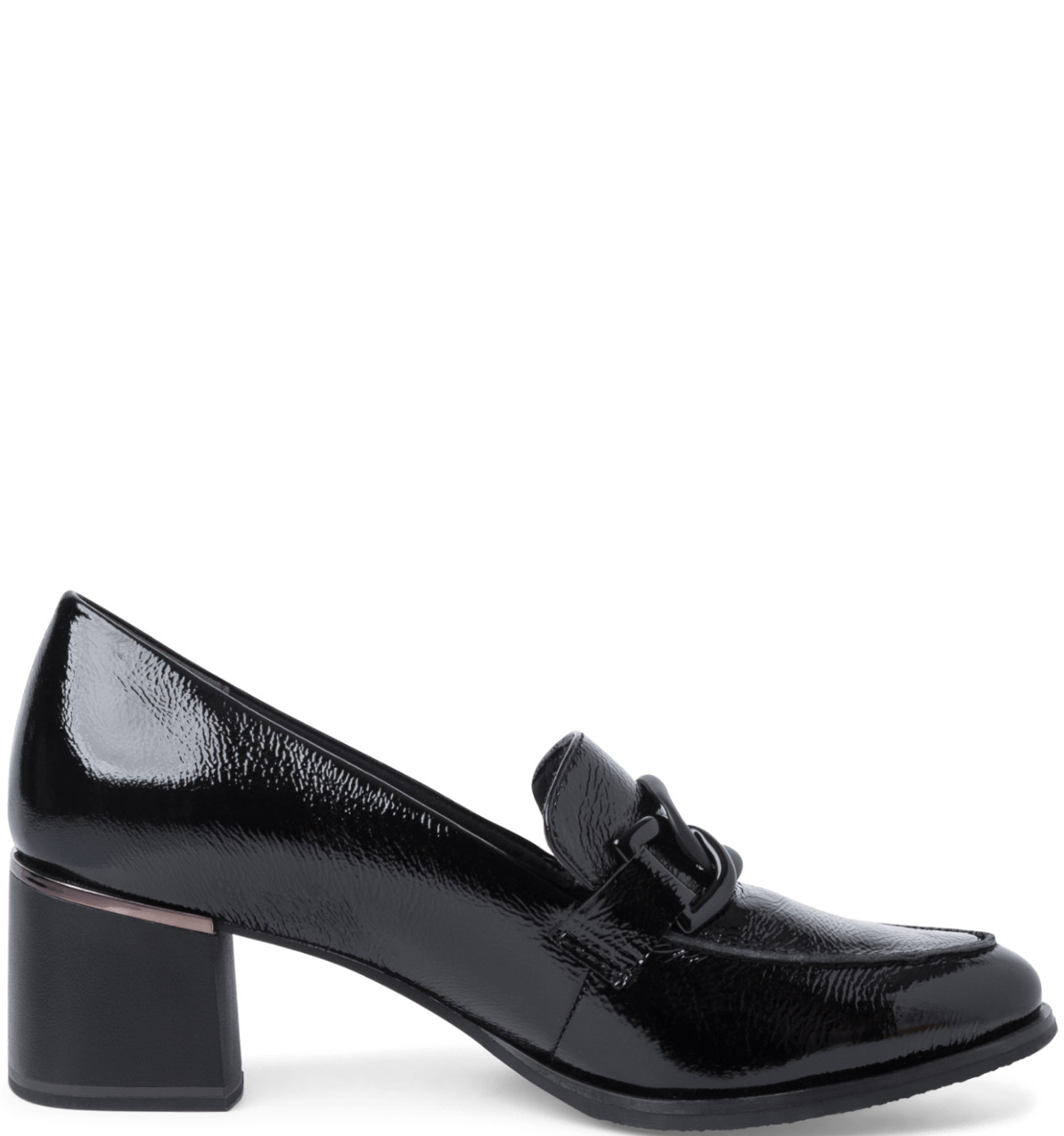Scarpa Tacco Medio Nera 24408 - immagine 3