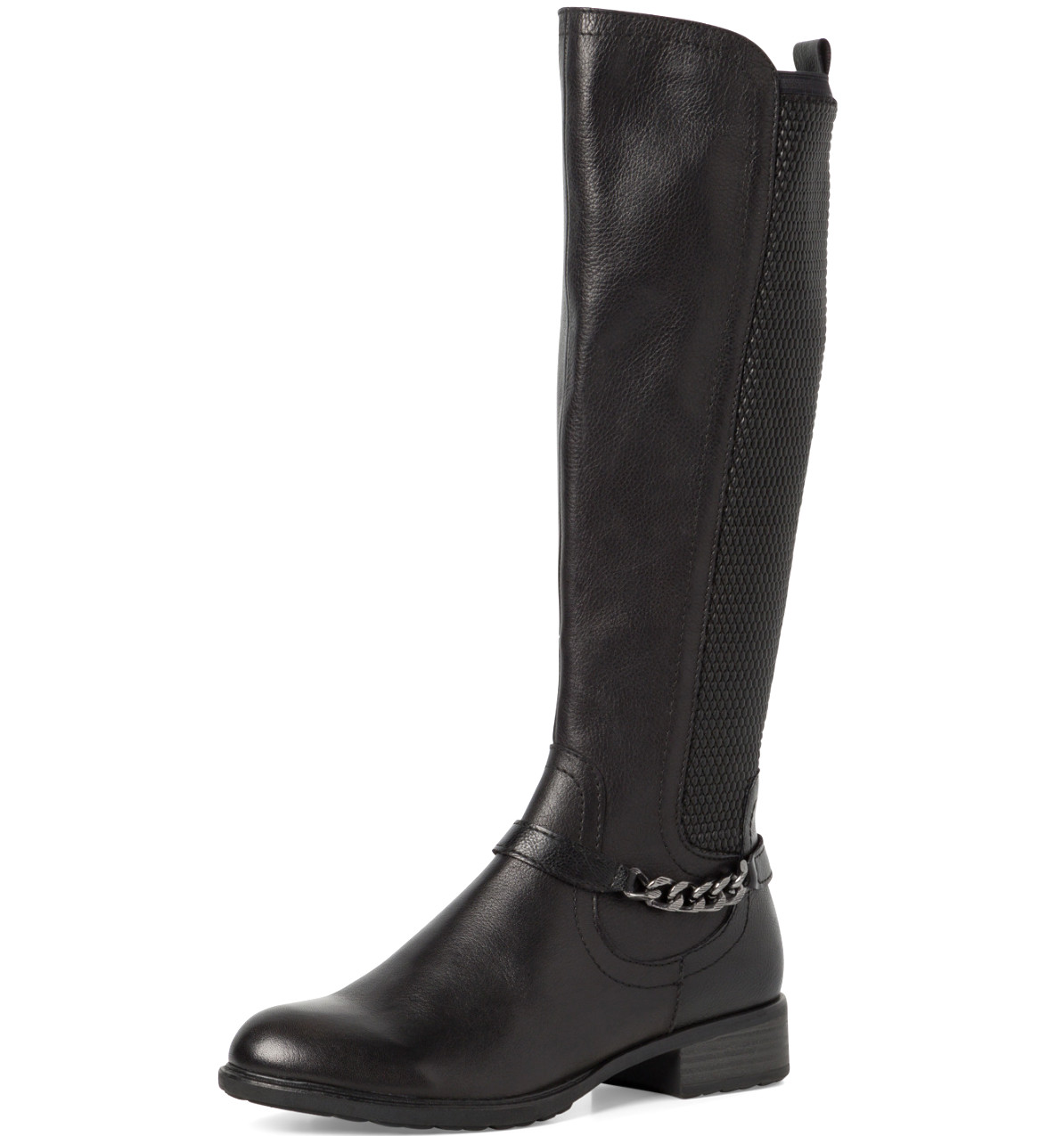 Stivale Nero 25511 Tamaris Tacco Basso