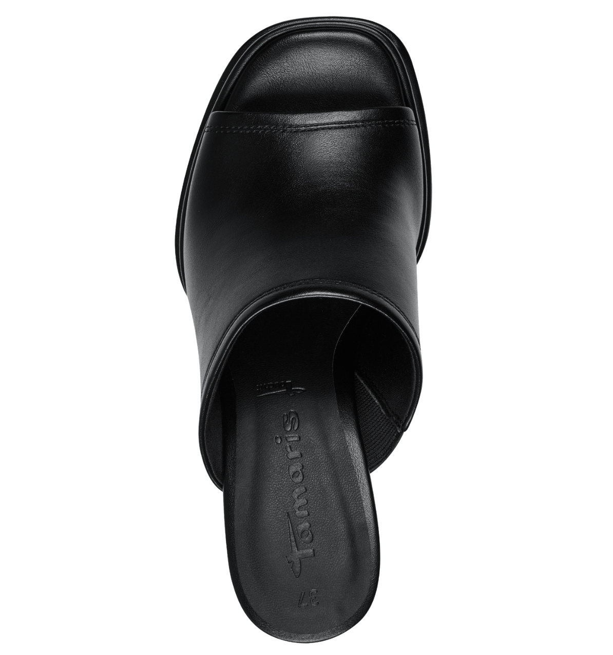 Ciabatta Platform Tacco Alto Nera 27210 - immagine 2