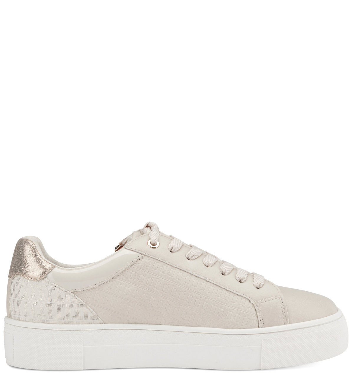 Sneaker Platform Avorio Oro 23313 - immagine 2