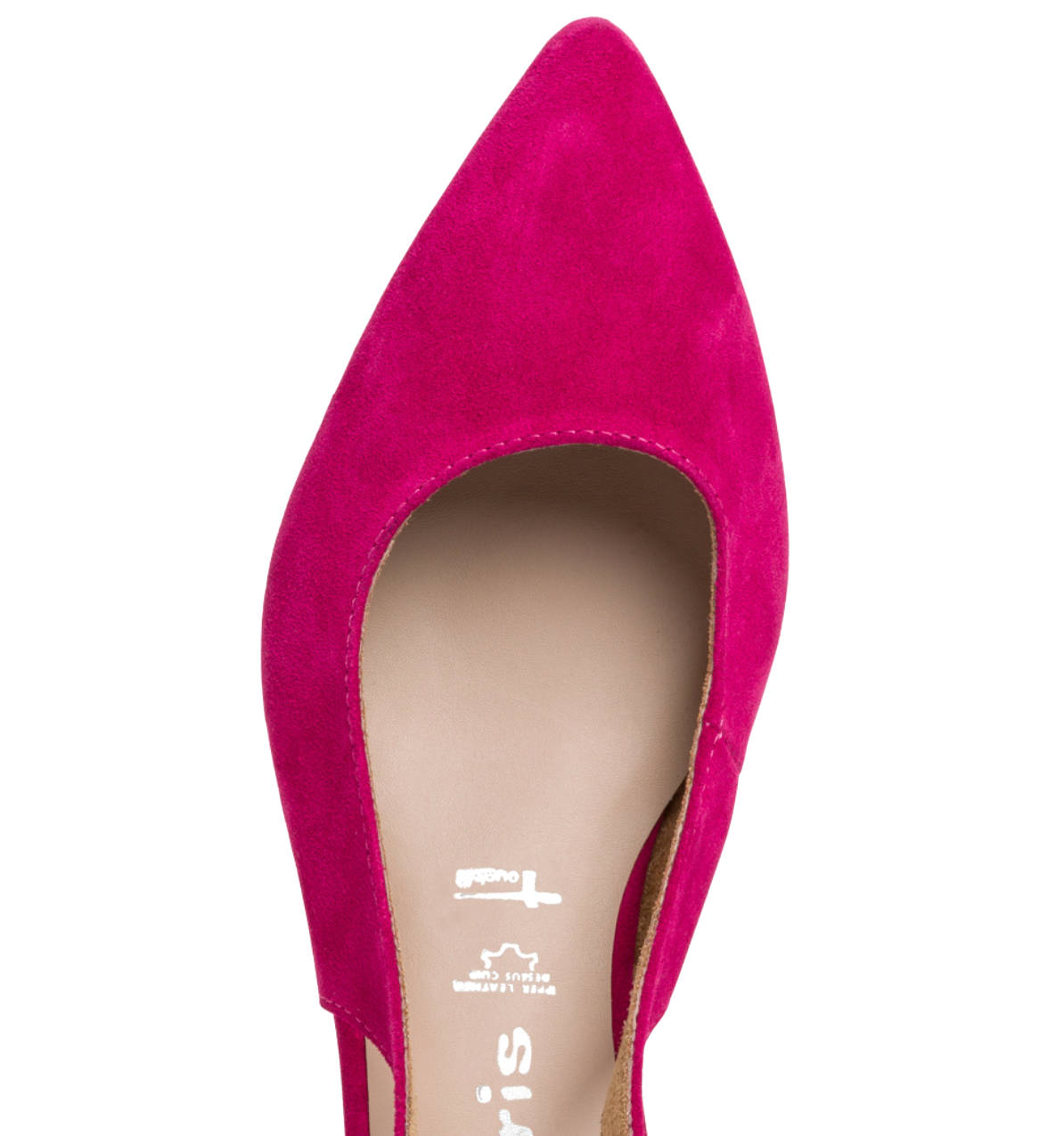 Scarpa Fuxia Aperta nel Tallone Tacco Medio 29500 - immagine 3