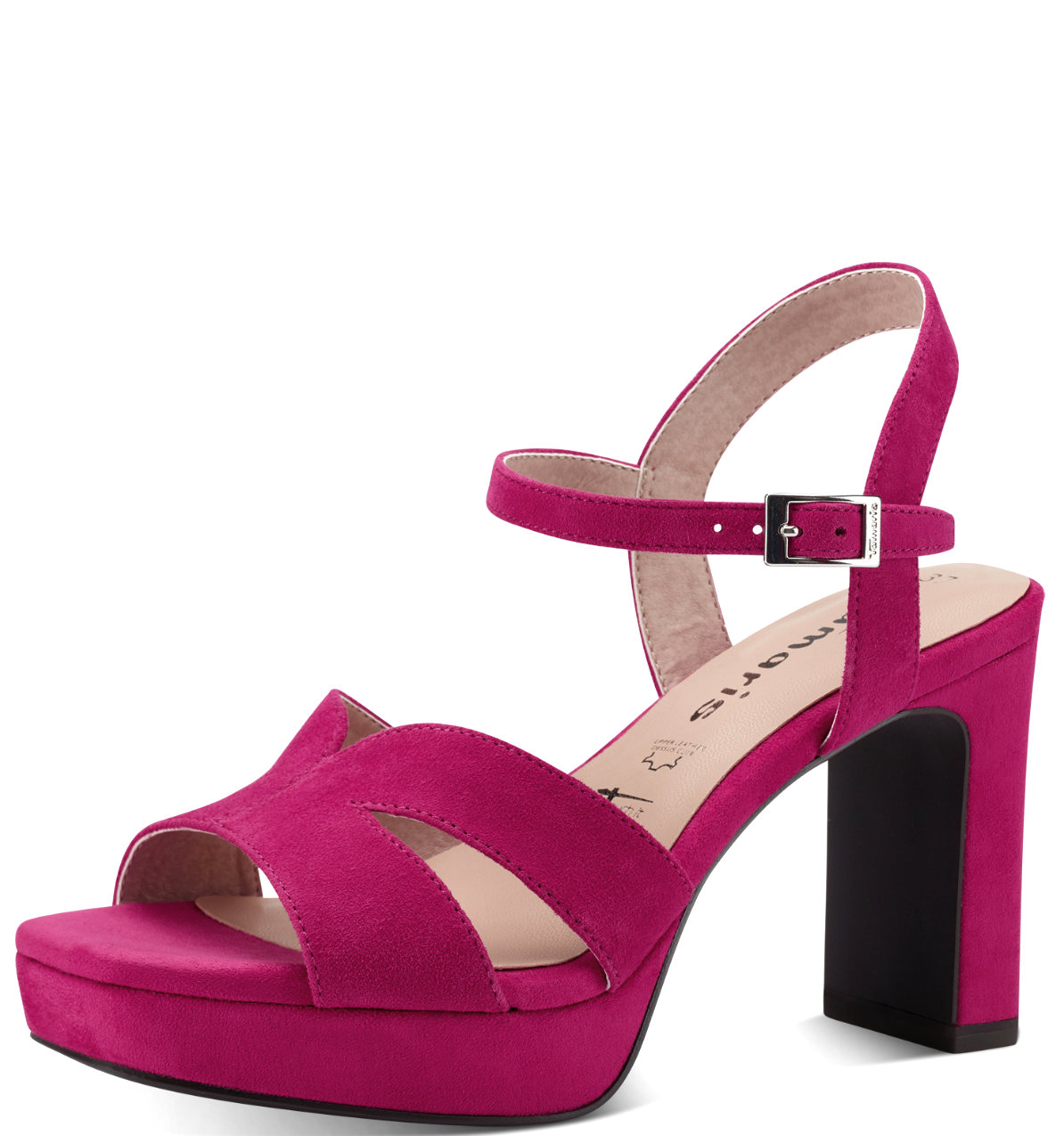 Sandalo Fuxia Platform Tacco Alto 28309