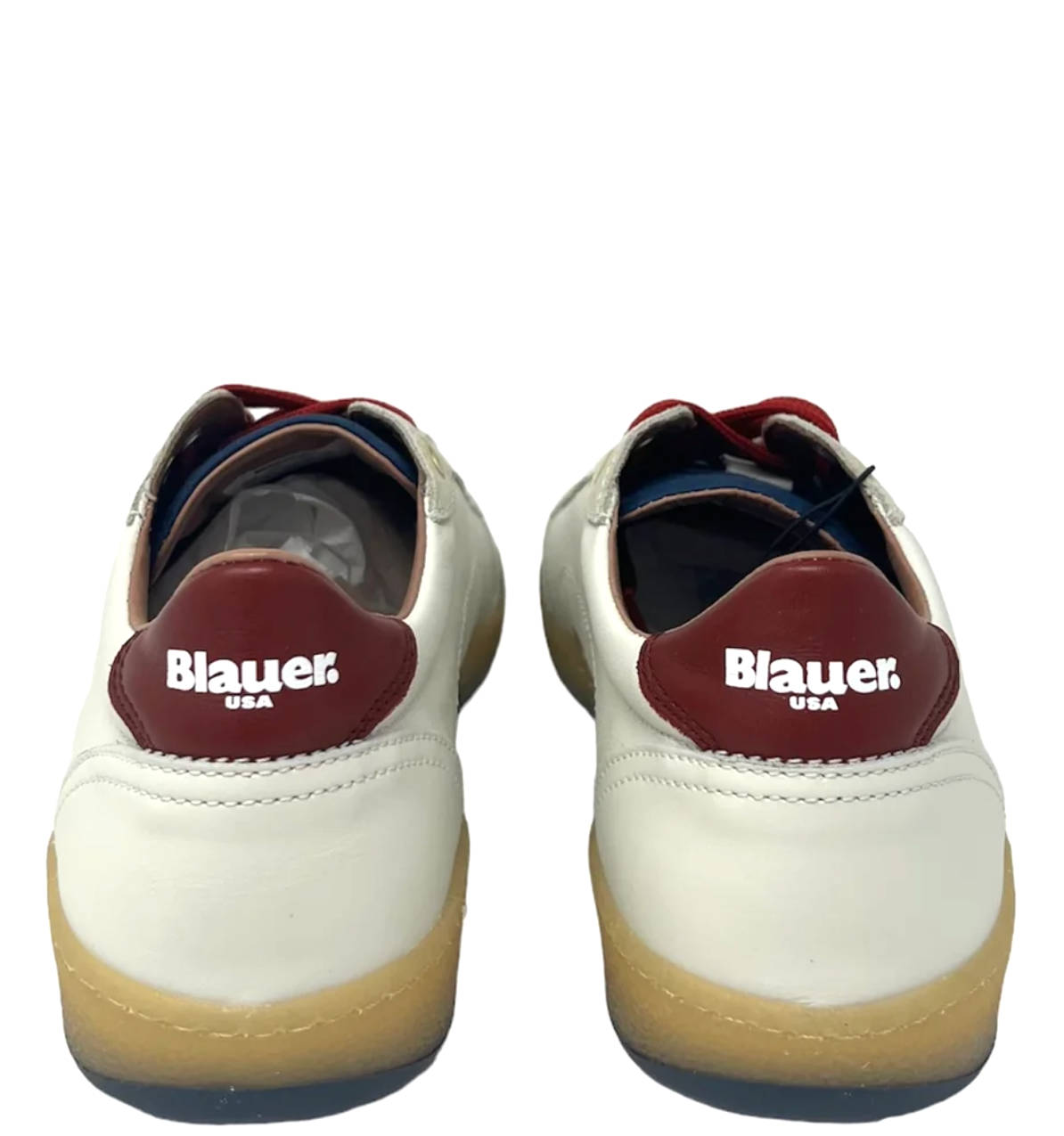 Scarpa Casual Murray01 Bianca Rossa Blu - immagine 2