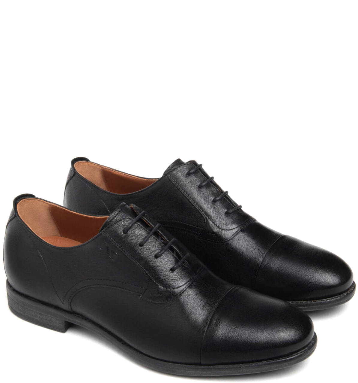 Scarpa Elegante Nera Lacci E302782 - immagine 2