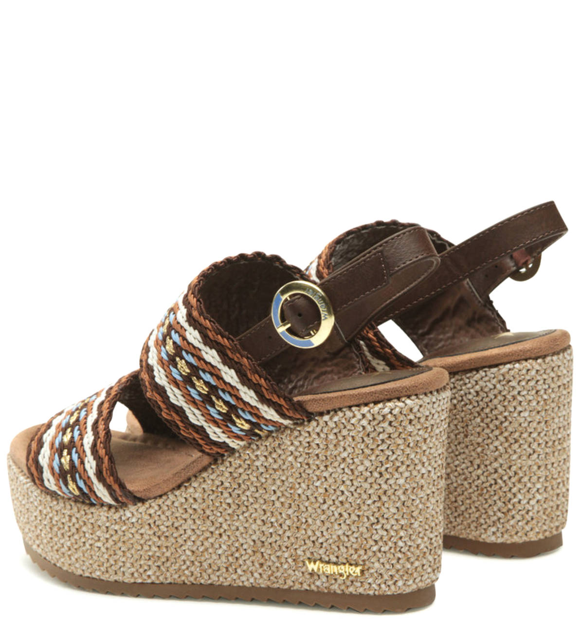 Sandalo Zeppa Marrone WL31570A - immagine 2